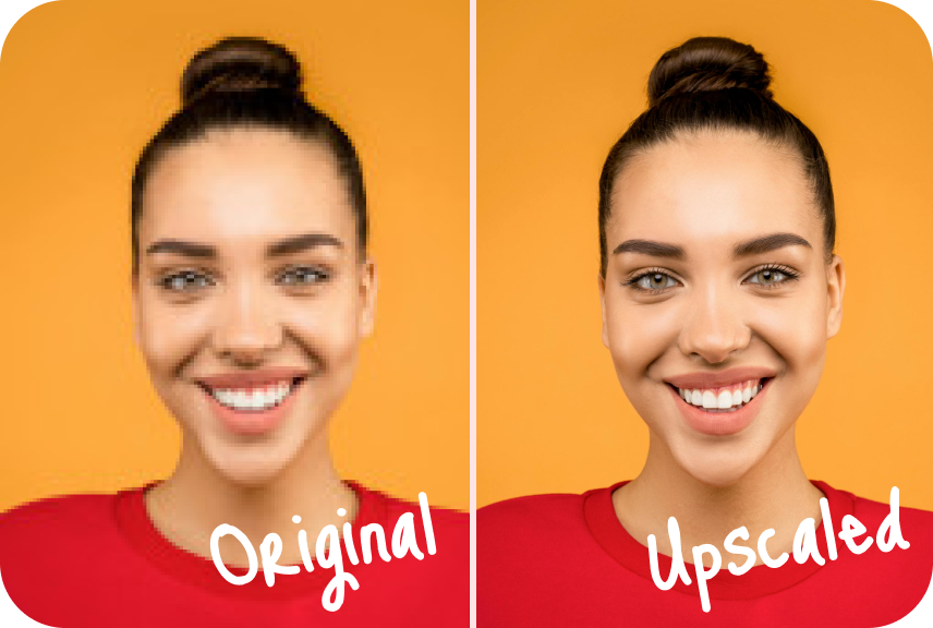 AI-powered upscaling